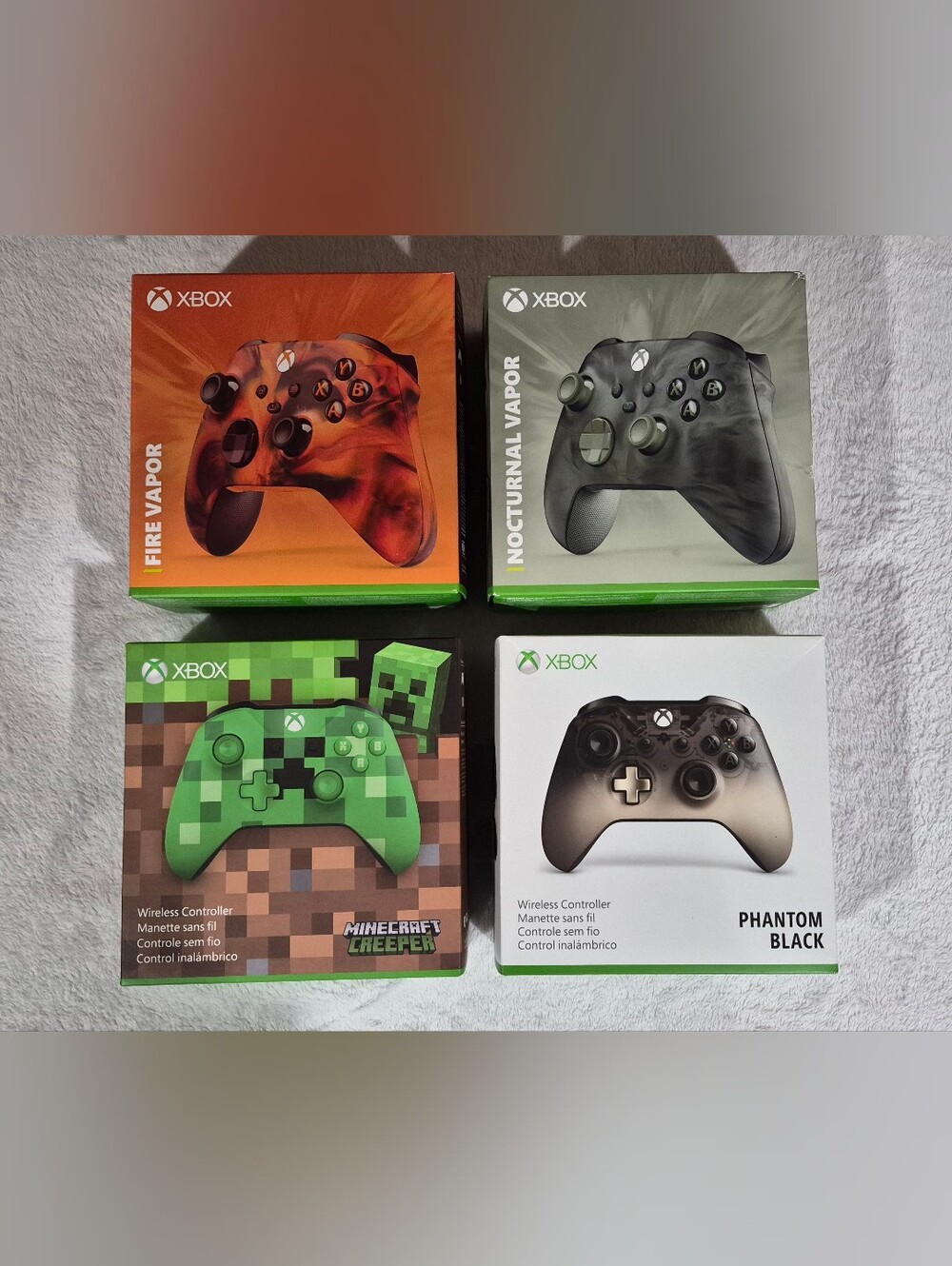 Xbox Limited Edition Controller Boxes - Set Of Four (4) *EMPTY Boxes - Microsoft